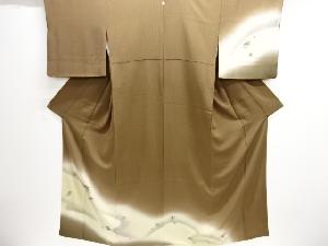 印籠に花・宝尽くし模様一ツ紋訪問着